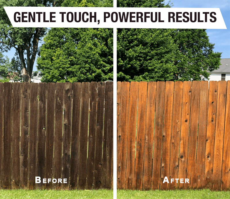 Softwash Fence Cleaning Greer SC